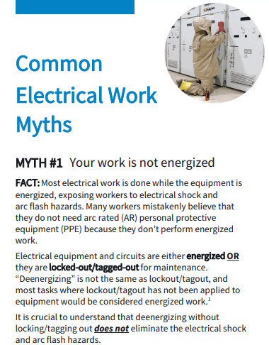 Common Electrical Work Myths