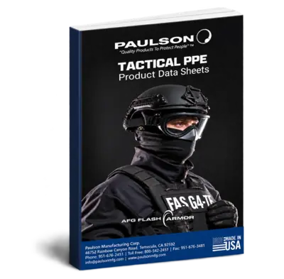 Tactical PPE Product Data Sheets Cover Image
