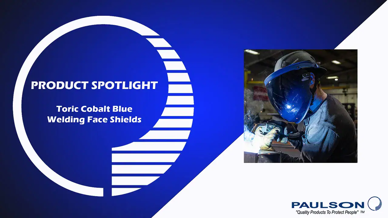 Toric Cobalt Blue Welding Face Shields