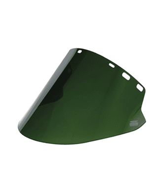 Shaded Welding Face Shield Windows Cylindrical (Single Curve) Full Coverage Face Shield Window