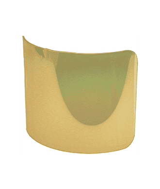 Gold Hard Coated Face Shield Gold Hard Coated Face Shield