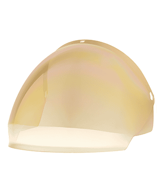 Gold Hard Coated Face Shield Windows