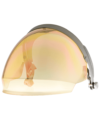 Gold Hard Coated Face Shield Gold Hard Coated Face Shield