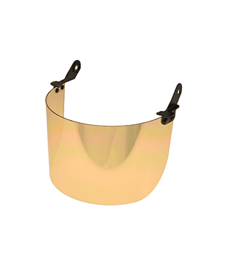 Gold Hard Coated Flip-Front Visor Attachment