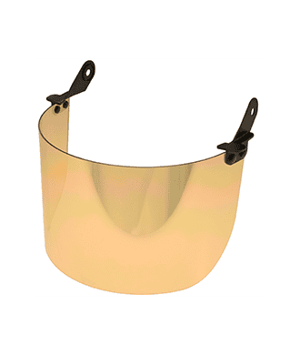 gold-hard-coated-flip-front-visor-attachment gold-hard-coated-flip-front-visor-attachment