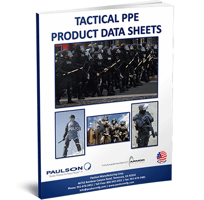 Paulson Tactical PPE Product Data Sheets